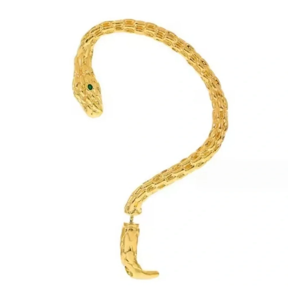 Aurum Serpent Gold Ear Cuff -Left Ear Only